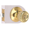 Tulip Entry Door Knob 2-3/8" and 2-3/4" Backset Grade 3 Bright Brass