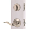 Wave Deadbolt and Entry Combo 2-3/8" and 2-3/4" Backset Grade 3 Satin Nickel