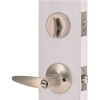 Straight Deadbolt and Entry Combo 2-3/8" and 2-3/4" Backset Grade 3 Satin Nickel