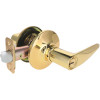 Straight Entry Door Lever 2-3/8" and 2-3/4" Backset Grade 3 Bright Brass