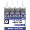 GE 10.1 oz. White Silicone 1-All-Purpose Caulk
