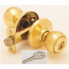 KWIKSET Polo Storeroom Lock, Brass