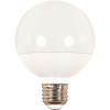 Satco 6W G25 Globe LED Bulb 3000K Medium Base 120 Volt Package Of 6