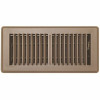 KIT ORDERS ONLY - NOT FOR INDIVIDUAL SALE - TruAire 4 in. x 10 in. Brown Floor Register