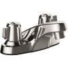 Seasons 4 in. Centerset Double-Handle Bathroom Faucet in Chrome