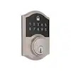Castle Satin Nickel Compact Touch Electronic Single Cylinder Deadbolt