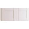 Richmond Shaker Rta Wall Cabinet, Double, Verona White, 30"x12"x12"