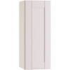 Richmond Shaker Rta Wall Cabinet, Single, Verona White, 15"x30"x12"