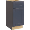 MILL'S PRIDE Richmond Shaker Rta Kitchen Cabinet, Valencia Blue, 21"x34.5"x24"