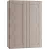 Richmond Shaker Rta Wall Cabinet Double, Vesuvius Gray, 24"x42"x12"