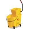 SKILCRAFT Combination Wet Mop Bucket And Wringer 35 Qt Yellow