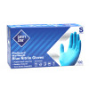 THE SAFETY ZONE Powder-Free Nitrile Disposable Gloves, Blue, Small