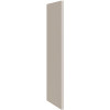 CNC Cabinetry Luxor Wall End Skin, 0.25"w X 96"h X 23.25"d, Shaker Misty Grey