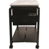 Advantus Letter/Legal Plastic File Cart in Black