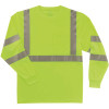 Ergodyne 8391 4xl Lime Class 3 Hi-Vis Long Sleeve Shirt