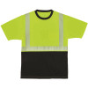 Ergodyne 8280bk 3xl Lime Class 2 Performance T-Shirt Black Bottom