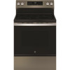 Ge 30 Inch Free-Standing Electric Convection Range,no Preheat Air Fry, Slate
