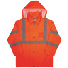 Ergodyne 8366 2XL Orange Class 3 Lightweight Hi-Vis Rain Jacket