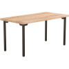National Public Seating Fixed Height Designer Table With Butcherblock, 30x60