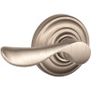 Schlage F-Series Lock F10 Passage Champagne Lever Style And Satin NICKEL