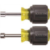Klein Tools Stubby Nut Driver Set With Shaft 1-1/2", Package of 2