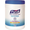 Purell Sanitizing Hand Wipes, 6 X 6 3/4, White, Package Of 6