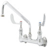 T&S Pantry Faucet 8" Centerset Swing Nozzle 12" Wrist Handles Chrome 23.09 GPM T&S Pantry Faucet 8" Centerset Swing Nozzle 12" Wrist Handles Chrome 23.09 GPM