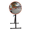 Duravision 24 In. Portable Acrylic Convex Mirror With Stand