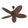 Generation Lighting Cruise 52 Inch Indoor/Outdoor Roman Bronze Ceiling Fan Walnut Blades