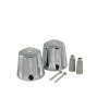 Danco Multi-Fit Faucet Handles For Gerber Tub/Shower In Chrome