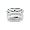 Satco Polished Chrome Two-Light 8'' X 6'' Flush Mount Drum