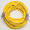 Prime Wire & Cable Sjtw 25 Ft 15 Amp 12/3-Gauge Outdoor Power Extension Cord (Yellow)