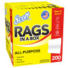 Scott Rags in A Box in White - 200-Shop Towels per Box