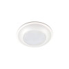 Halo 6" LED Surface Mount Disk Light, 5 Cct, Dimmable, Matte White, Package Of 6
