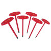 WIHA  6 Piece Insulated T-Handle Hex Screwdriver Set - Inch