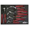 WIHA  5 Piece Classic Grip V-Jaw Tongue And Groove Pliers Tray Set