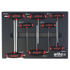 WIHA  8 Piece Softgrip Dual Drive Hex Metric T-Handle Tray Set
