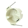 Allied Moulded New Work Nail On Round Ceiling Box, 4" Diameter, 22-1/2 Cu. In.