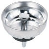 3-1/4" Stainless Steel Sink Strainer Clip And Drain Stopper, Package Of 5