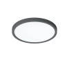 Afx Seasons Edge 14" Round LED Flush Mount Fixture 27/30/35/40/50k Black
