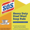 Sos S.o.s. Steel Wool Soap Pad, Carton Of 180