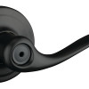 Kwikset Tustin Privacy Lever, Iron, Black