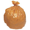 Renown Can Liner, 15 Gal., 0.7 Mil, Low Density Tan 22" X 34" , Case Of 300
