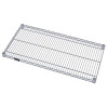 Quantum Storage Systems Wire Shelf 24"W X 12"D Grey Epoxy Finish
