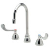 Zurn Wide Gsneck Faucet, 5 3/8" Spout, 2.0 Gpm Flow, Cop/Tubes, 4" Wrist Blades