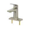 T&S Brass And Bronze Aesthetic Single Handle Escutcheon Faucet Brushed Nickel