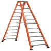 Louisville Ladder Fm1400hd 12 Ft. 375 Lb. Fiberglass 11-Step Twin Step Ladder