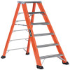 Louisville Ladder Fs1300hd 6 Ft. 375 Lb. 5-Step Fiberglass Step Ladder