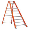 Louisville Ladder Fs1300hd 10 Ft. 375 Lb. 9-Step Fiberglass Step Ladder