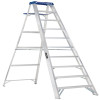 Louisville Ladder As2100 10 Ft. 250 Lb. Aluminum Step Ladder W/ Molded Pail Shelf